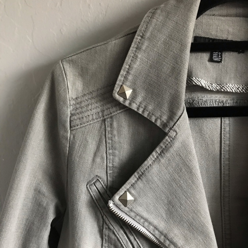 Gray Denim Jacket - image 2